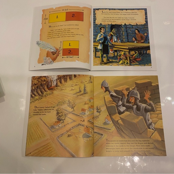 Bundle of 5 Math Themed Kids Homeschool Learning Books - Picture 9 of 12